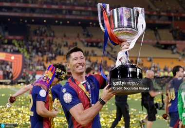 لواندوفسکی خیال بارسلونا را راحت کرد