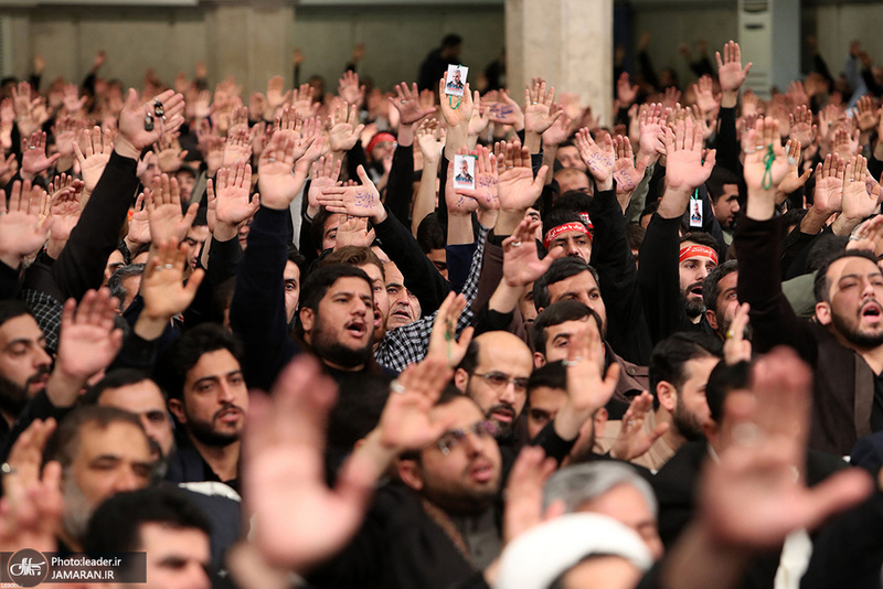 مراسم بزرگداشت شهید حاج قاسم سلیمانی و همرزمانش در حسینیه امام خمینی (ره)