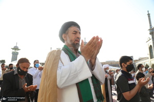 نماز عید سعید فطر در حرم حضرت فاطمه معصومه(س)