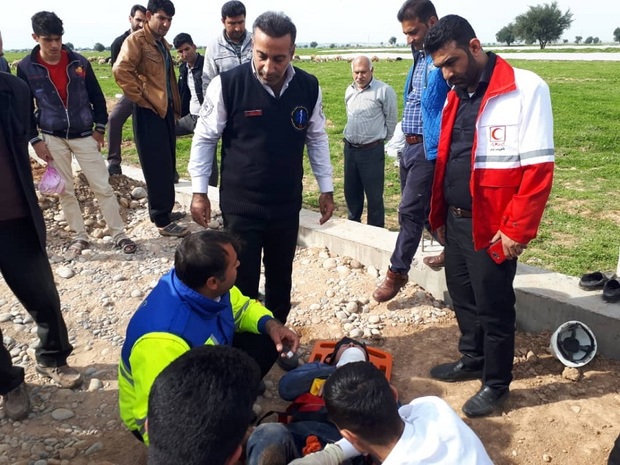 2 کارگر چاه کن افغان در گتوند دچار حادثه شدند