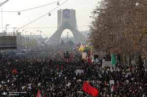 حضور میلیون ها تهرانی در تشییع پیکر مطهر سردار قاسم سلیمانی - 11
