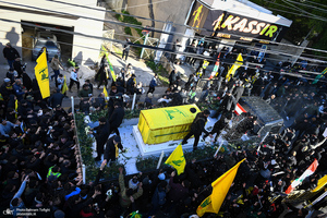 تصاویر اختصاصی جماران از تشییع و خاکسپاری شهید سیدهاشم صفی الدین 