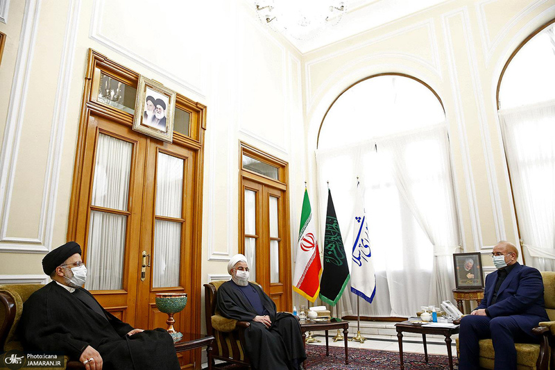 نشست مشترک روحانی، رییسی و قالیباف 