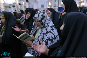 تجدید میثاق خانوادهای شهدا و جانبازان شهرستان مراغه با آرمان های حضرت امام(س)