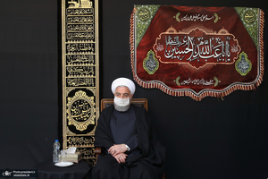 مراسم عزاداری حضرت سید الشهدا(ع) با حضور روحانی