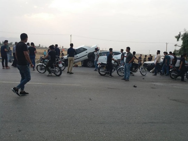 6 نفر در سانحه رانندگی در ایذه مصدوم شدند