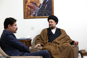 دیدار آقای عبدالکریم حسین‌زاده معاون رئیس جمهور با سید حسن خمینی