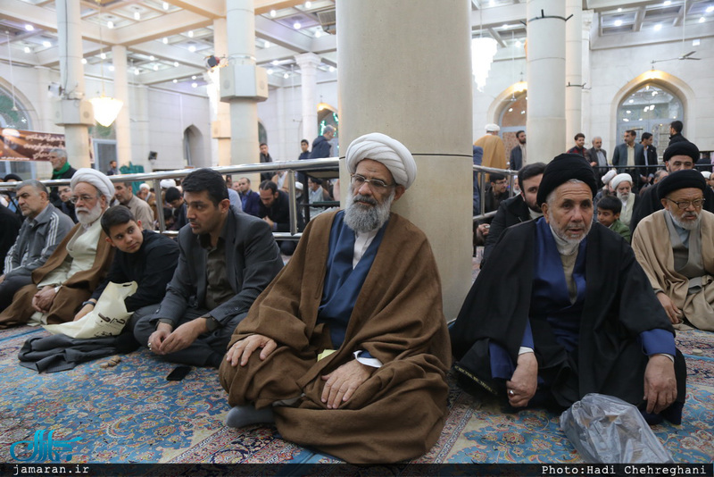  مراسم هفتمین شب ارتحال آیت الله حاج نصرالله شاه آبادی(ره) در قم 