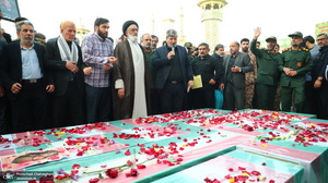 تشییع پیکر‌های ۸ شهید دلاور هوافضای سپاه و پدافند ارتش در قم