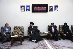 دیدار رئیس و اعضای هیأت رئیسه کمیته ملی پارالمپیک با سید حسن خمینی