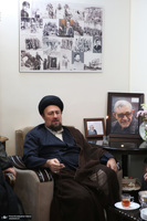 حضورسید حسن خمینی در منزل مرحوم سید علی صنیع خانی