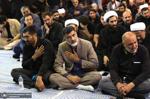 مراسم تجدید بیعت جهادگران با رهبر انقلاب در حسینیه جماران