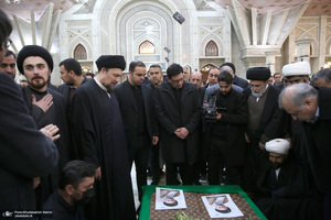 مراسم تشییع و خاکسپاری آیت الله موسوی بجنوردی (ره) -4