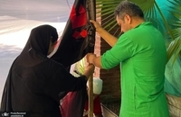 مراسم برافراشتن پرچم عزا به مناسبت آغاز محرم توسط هندوها در پنجاب، هند. (7)