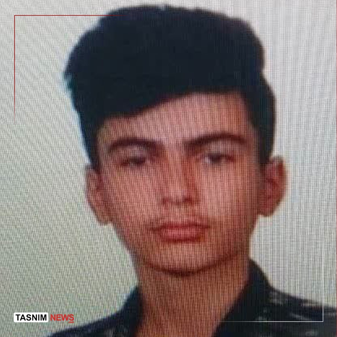 عکس بسیجی جوان که در کوهدشت شهید شد