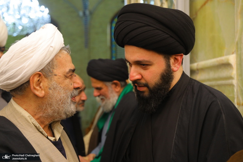 مراسم ترحیم و بزرگداشت آیت الله سید محمدعلی شیرازی در مسجد اعظم قم