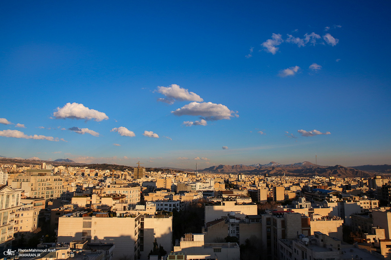 آسمان بی نظیر امروز تهران