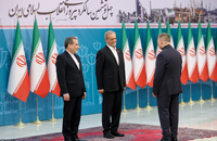 پزشکیان و عراقچی در تبریک سالروز پیروزی انقلاب اسلامی از سوی سفرا و رؤسای سازمان‌های بین المللی مقیم تهران (8)