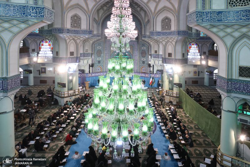 مراسم جزخوانی قرآن کریم در حرم مطهر حضرت عبدالعظیم حسنی(ع)