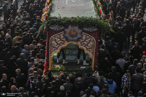 مراسم تشییع پیکرهای مطهر 100 شهید گمنام در تهران-5