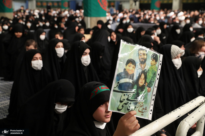 پنجمین شب مراسم عزاداری حضرت فاطمه‌ زهرا (س) در حسینیه امام خمینی