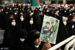 پنجمین شب مراسم عزاداری حضرت فاطمه‌ زهرا (س) در حسینیه امام خمینی