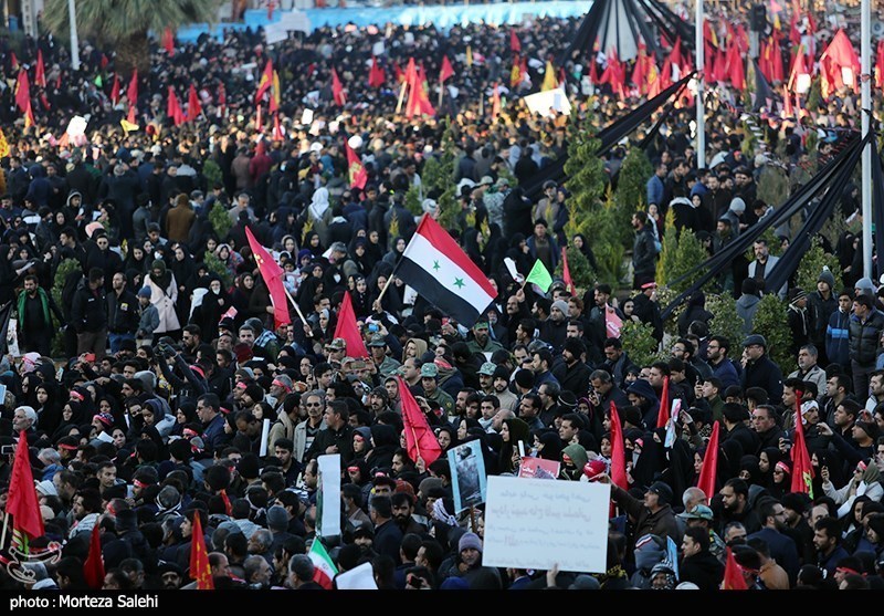 مراسم تشییع و خاکسپاری سردارحاج قاسم سلیمانی در کرمان