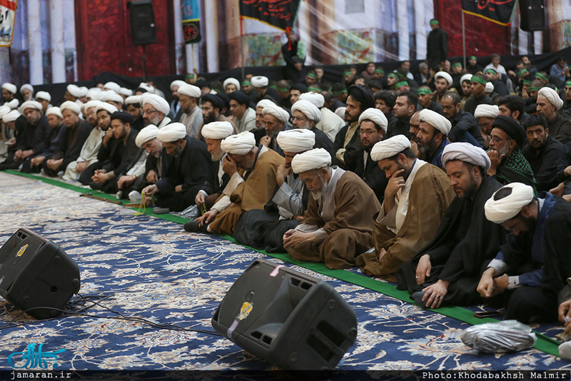 مراسم عزاداری شب تاسوعای حسینی در حرم مطهر امام خمینی (س)