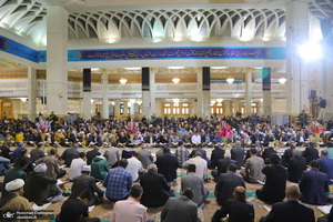 آیین ترتیل خوانی قرآن کریم در حرم حضرت معصومه (س)‎‎