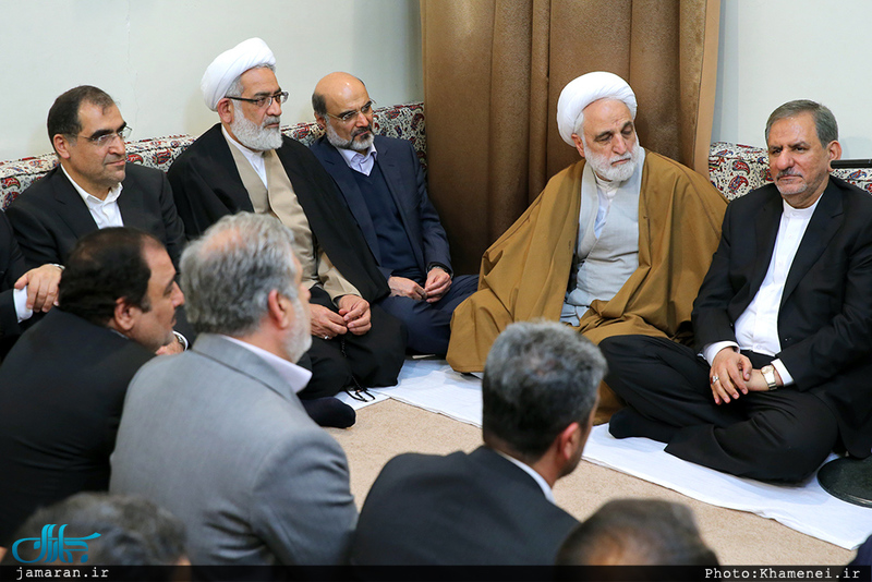 دیدار نوروزی جمعی از مسئولان کشور با رهبر معظم انقلاب 