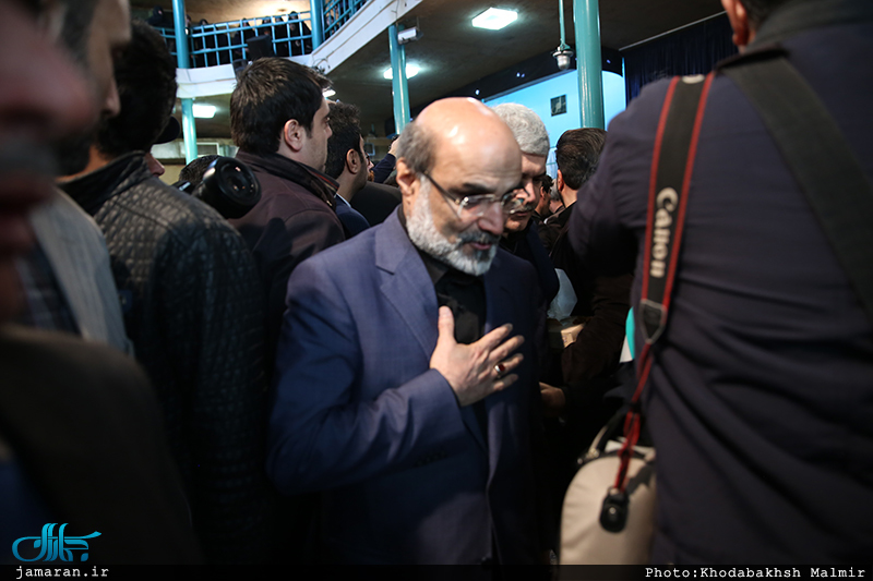 مراسم وداع با پیکر آیت الله هاشمی رفسنجانی در حسینیه جماران