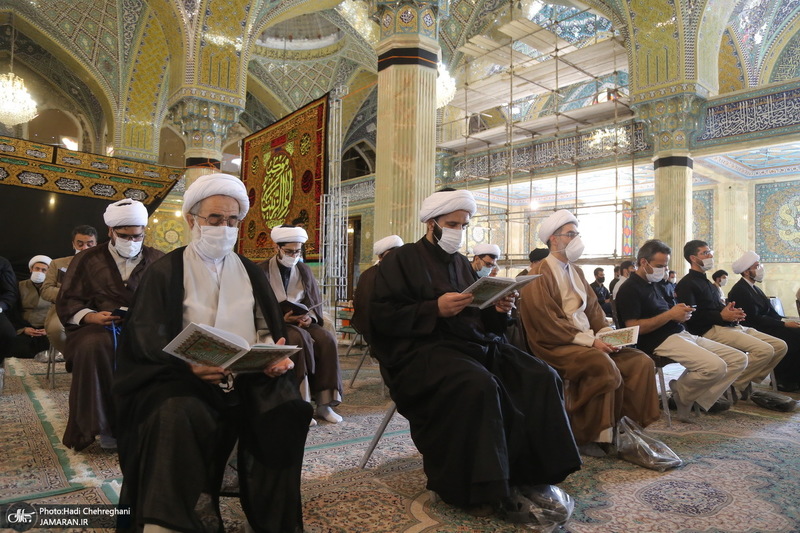 مراسم تشییع پیکر آیت الله حسن ممدوحی(ره)