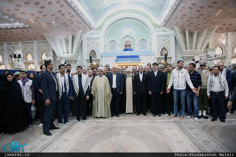 تجدید میثاق وزیر معاونان و مدیران وزارت آموزش و پرورش با آرمانهای امام راحل 