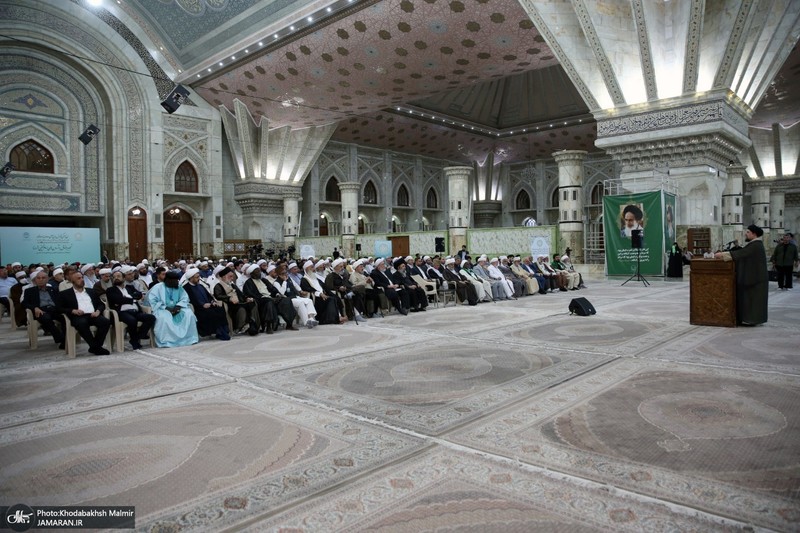 تجدید میثاق مهمانان سی و نهمین اجلاس وحدت اسلامی با آرمان‌های امام خمینی(س) -2