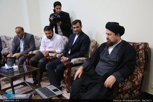 دیدار جمعی از جوانان ترکیه ای اتحادیه جهانی تقریب نهاد جوانان با سید حسن خمینی 