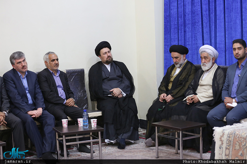 دیدار معاون امور تعاون وزارت کار و جمعی از کارکنان این معاونت با سید حسن خمینی