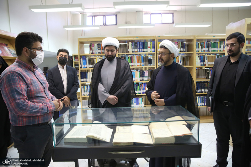 بازدید رئیس موسسه تنظیم و نشر آثار امام خمینی (س) از کتابخانه پژوهشگاه قوه‌قضاییه