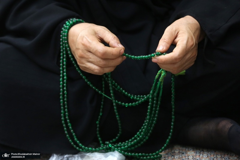مراسم عزاداری شب تاسوعای حسینی در حرم امام خمینی (س)
