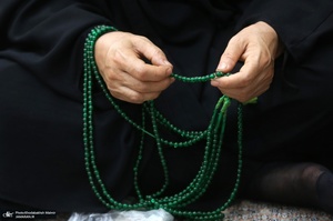 مراسم عزاداری شب تاسوعای حسینی در حرم امام خمینی (س)