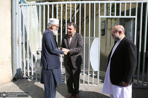 بازدید سراج الحق رهبر حزب جماعت اسلامی پاکستان از جماران