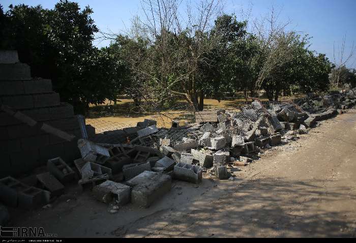 امداد رسانی به روستاهای سیل زده مازندران‎