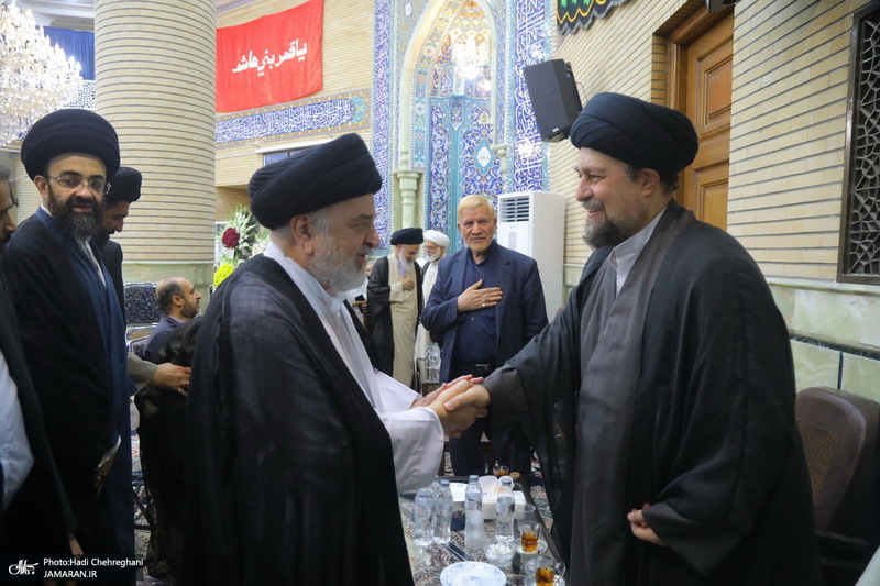 مراسم ختم مادر همسر آیت الله محمدجواد فاضل لنکرانی