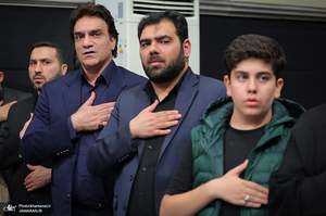 مراسم عزاداری شب شهادت حضرت زهرا (س) در حسینیه امام خمینی(ره)