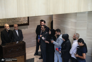 نشست خبری علی لاریجانی در بیروت