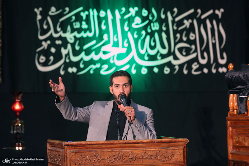 مراسم عزاداری شام غریبان حسینی (ع) در حرم امام خمینی