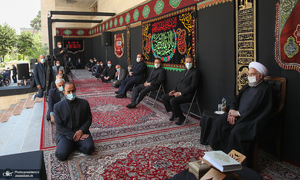 مراسم عزاداری حضرت سید الشهدا(ع) با حضور روحانی