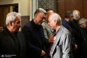 مراسم ختم پدر همسر محمد ظفرقندی