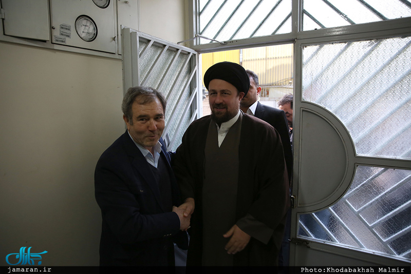 عیادت سید حسن خمینی از حجت الاسلام و المسلمین سید مهدی طباطبایی 
