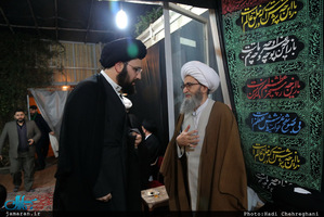 مجلس عزادارى شهادت حضرت صديقه طاهره(س) در بیت آيت الله دوستى زنجانى