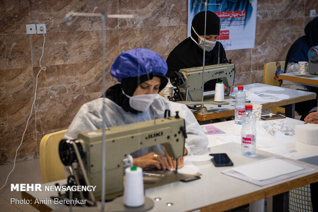 ۴۷۵ هزار ماسک در کارگاه‌های فنی و حرفه‌ای استان بوشهر تولید شد